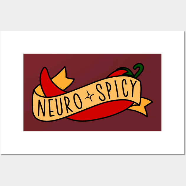 Neuro Spicy Wall Art by alexhefe